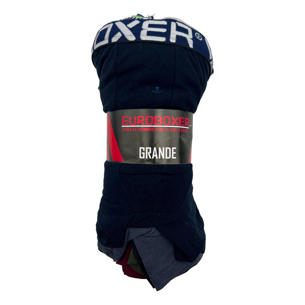 12 Piezas Bóxer Algodón Caballero 32-34 Euroboxer