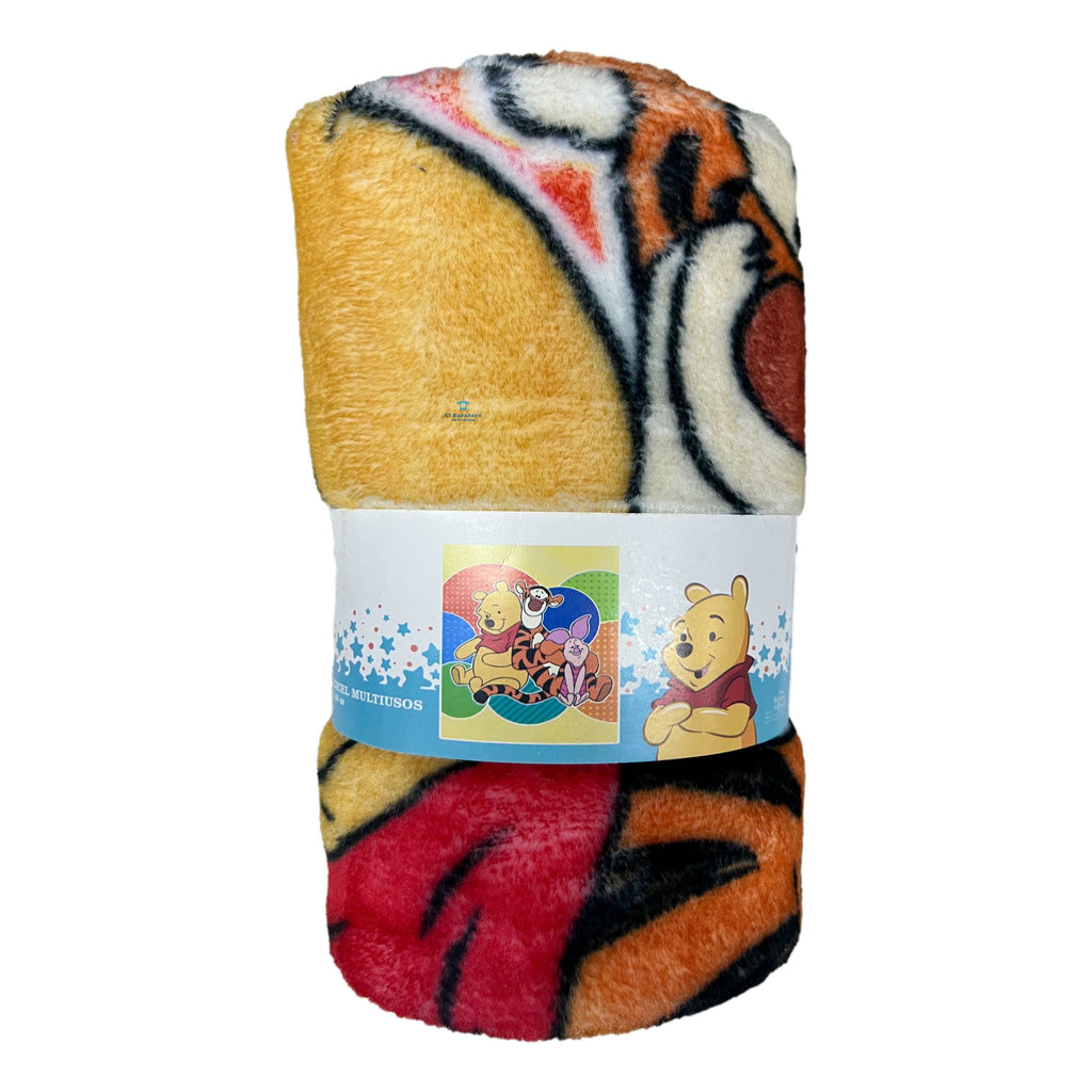 Frazada Digital Cobertor Suave 80cm X 1.00m Winnie Pooh