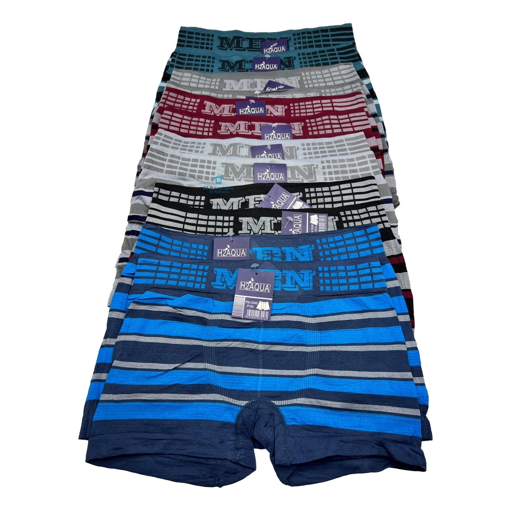 12 Boxer Caballero Microfibra Colores Surtido Mayoreo Men