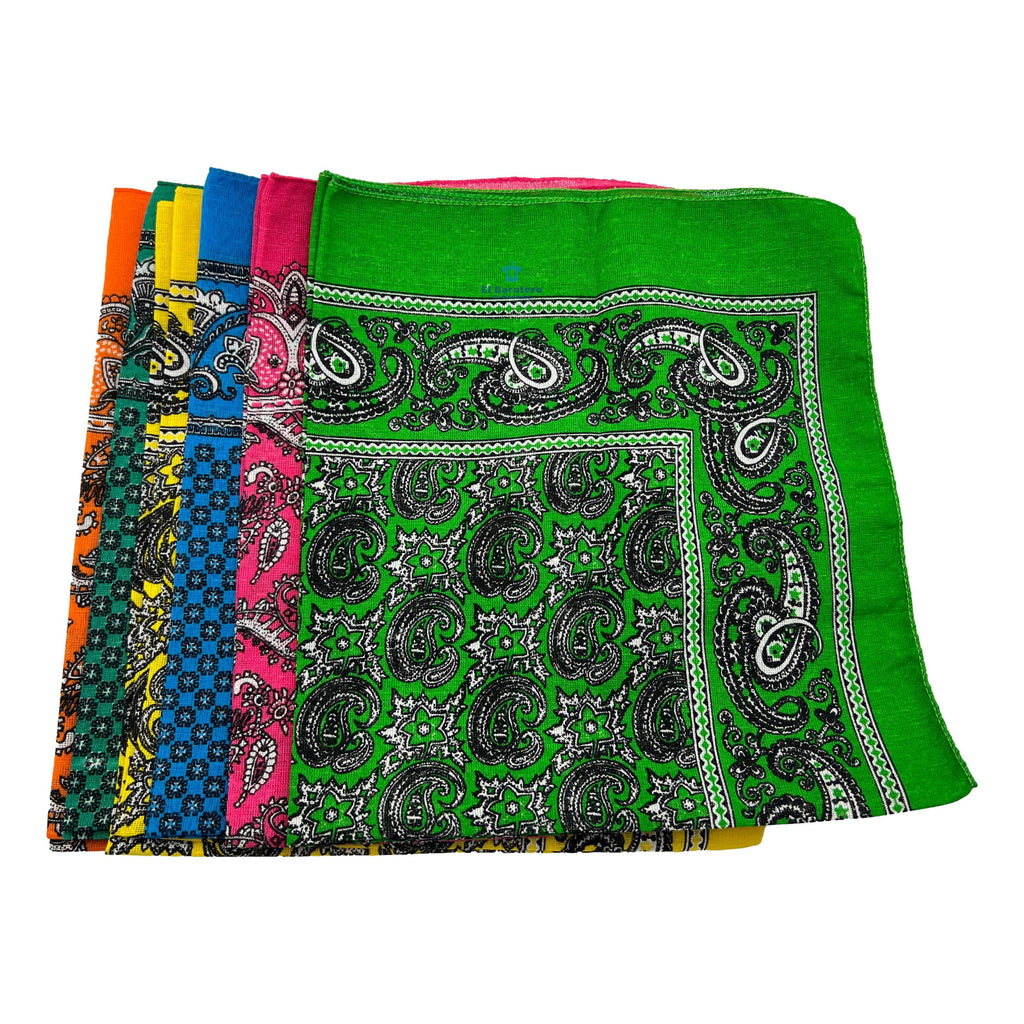 12 Paliacate Colores Niño Adulto Mayoreo Fiesta Fino