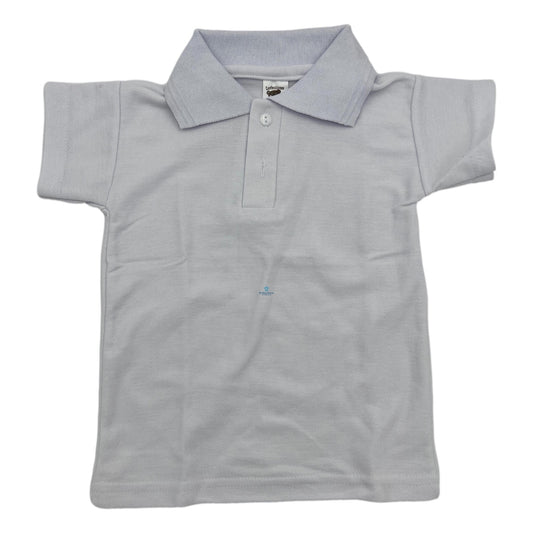 Playera 4 -12 Años Tipo Polo Escolar Algodón Unisex Uniforme