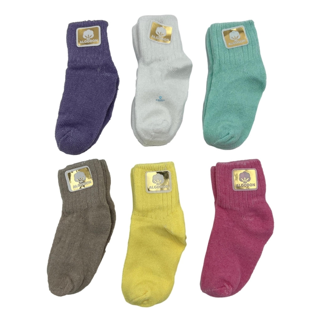 12 Pares Tines Calcetín Bebé Niña Marcel Económico
