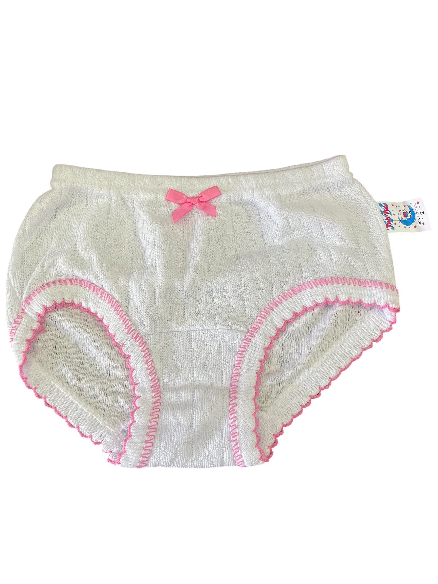 Pantaleta Calzón 8-12 Para Niña Algodón RF
