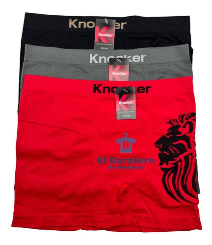 Paquete De 6 Boxer Microfibra Hombre Knocker Ms035