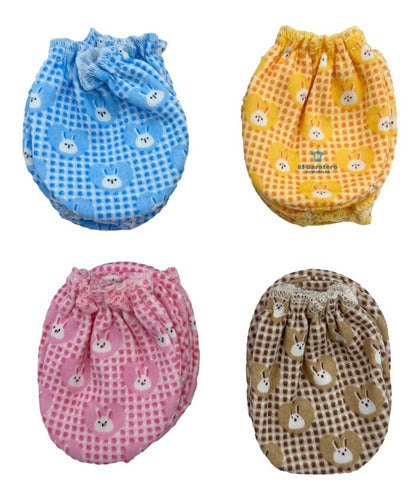 12 Pares Manoplas Guantes Bebe Dress