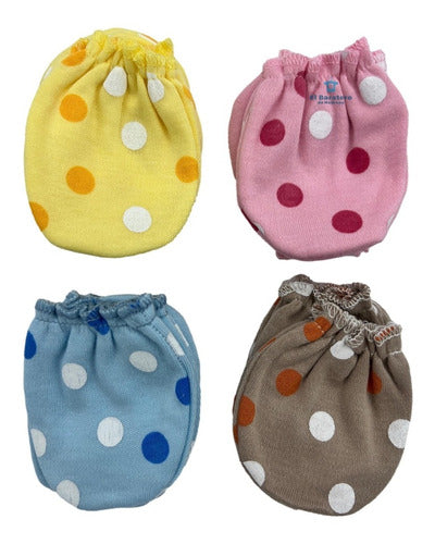 12 Pares Manoplas Guantes Bebe Dress