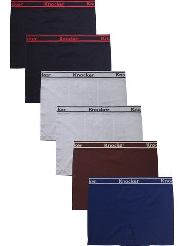 Boxer Knocker Caballero Ms011m Mayoreo 12 Pzas