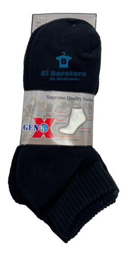 6 Pares Tin Hombre Acolchado Max Confort Xa