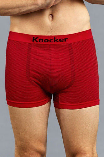 Boxer Knocker Caballero Ms008m Mayoreo 12 Pzas