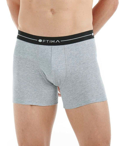 Paquete De 2 Boxers Largos Optima Para Hombre