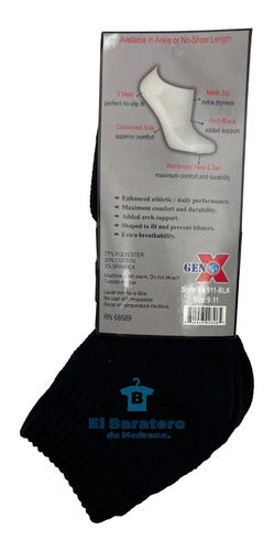 6 Pares Tin Hombre Acolchado Max Confort Xa