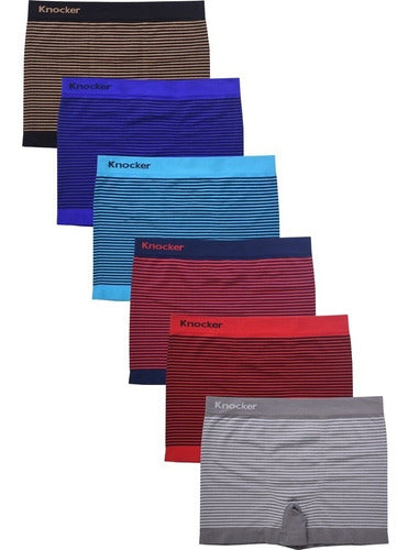 Boxer Knocker Caballero Ms037m Mayoreo 12 Pzas