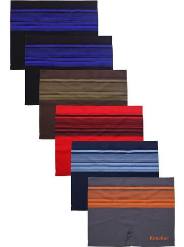 Boxer Knocker Caballero Ms031m Mayoreo 12 Pzas