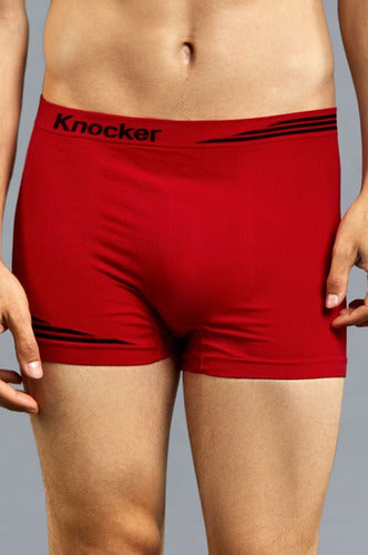 6 Pzs Boxer Knocker Caballero Microfibra Mayoreo Ms007