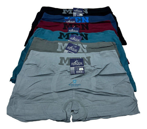 12 Boxer Caballero Microfibra Colores Surtido Mayoreo Men