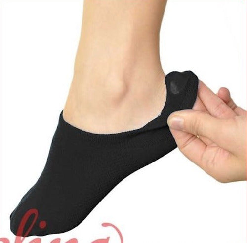 6 Pares Tin Invisible Protecto Pie Hombre Angelina