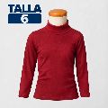 Playera Aryes Infantil C/Ruso Roja Talla 6
