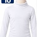 Playera Aryes Niño C/Ruso Blanca Talla Mod 10