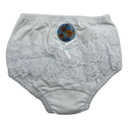 Panties Calzones Pantaleta Niña Olan Algodón Chacha