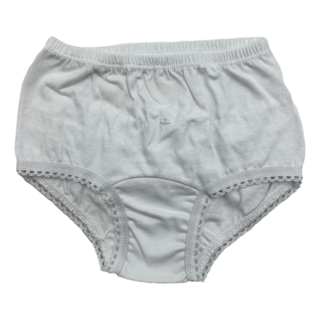 Panties Calzones Pantaleta Niña Olan Algodón Chacha
