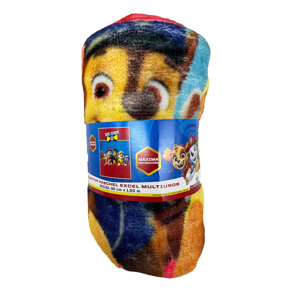 Frazada Digital Cobertor Suave 80cm X 1.00m Paw Patrol