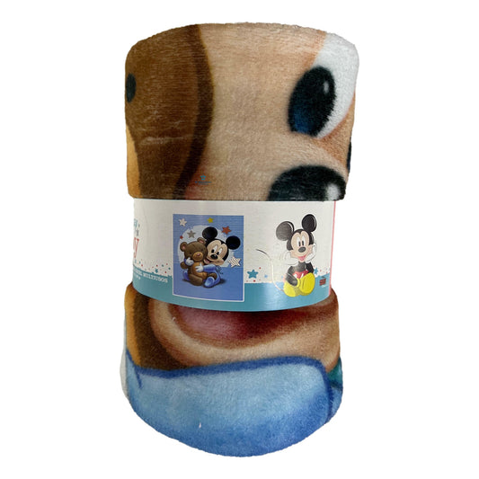 Frazada Digital Cobertor Suave 80cm X 1.00m Mickey Mouse