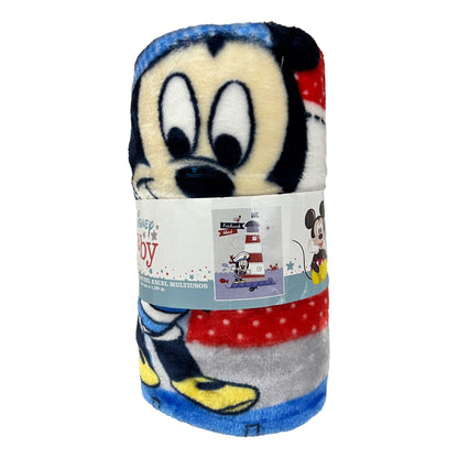 Frazada Digital Cobertor Suave 80cm X 1.00m Mickey Mouse