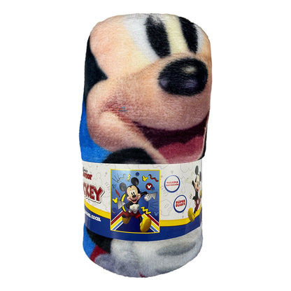 Frazada Digital Cobertor Suave 80cm X 1.00m Mickey Mouse