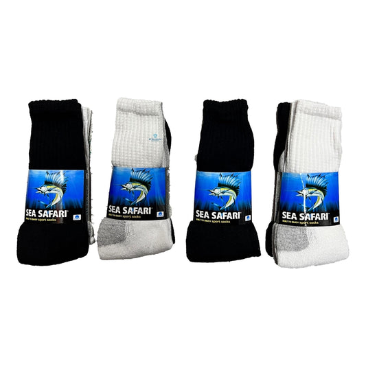 12 Pares Tin Largo 3/4 Economico ALG Calceta Paletón Safari