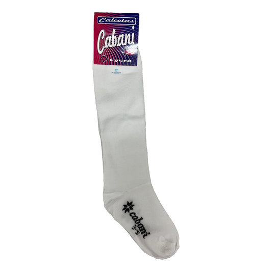 6 Pares Calceta Escolar Cabani Lisa Blanca