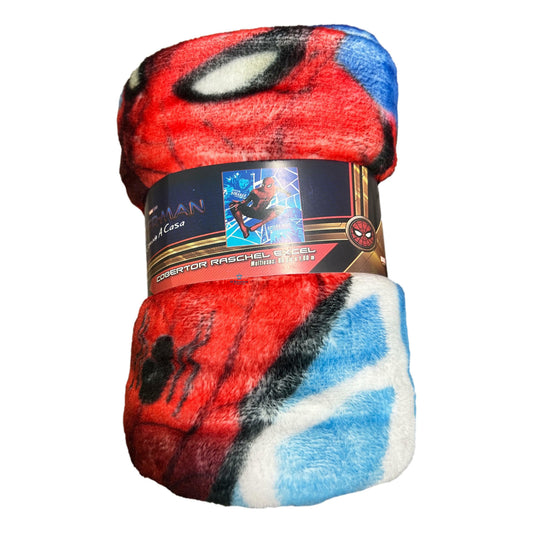 Frazada Digital Cobertor Suave 80cm X 1.00m Spiderman