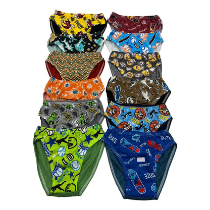 Bikini Calzón Para Niño Económico Colores Lopez