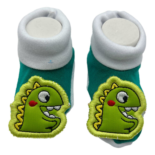 6 Pares Zapatitos Calcetín Bebe Monster Lucecita