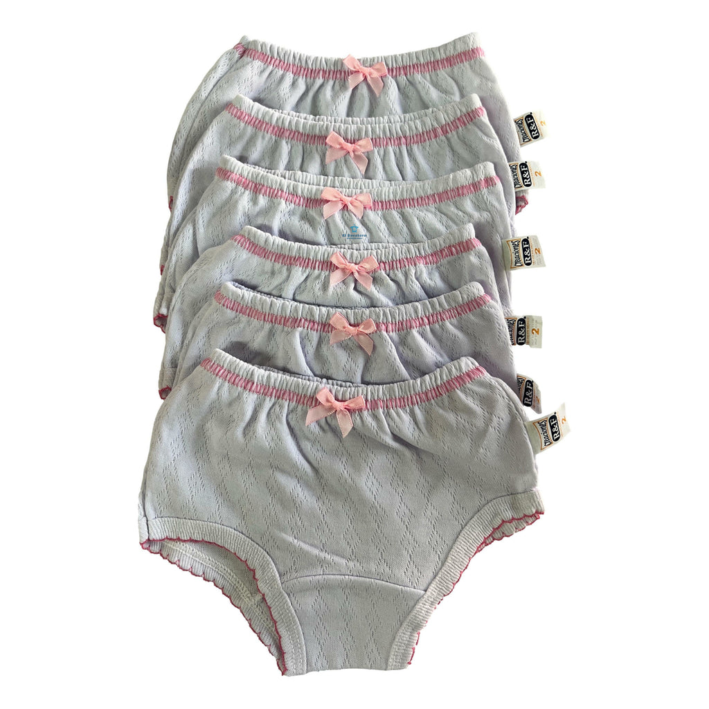 Pantaleta Calzón 8-12 Para Niña Algodón RF