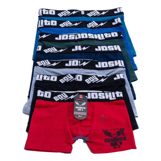 12 Piezas Boxer Ajustado Bebe Corto Josh