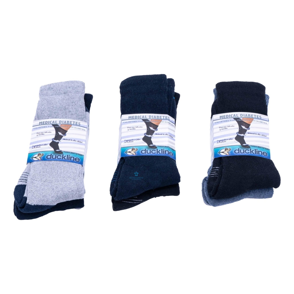 6 Pares Calcetin Caballero Algodón Duck
