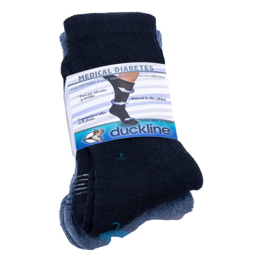 6 Pares Calcetin Caballero Algodón Duck