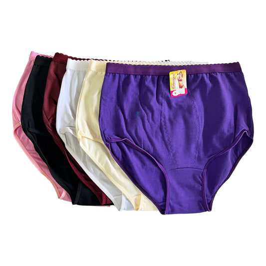 6 Piezas Pantaleta Bikini Algodón Dama Chavez 2007