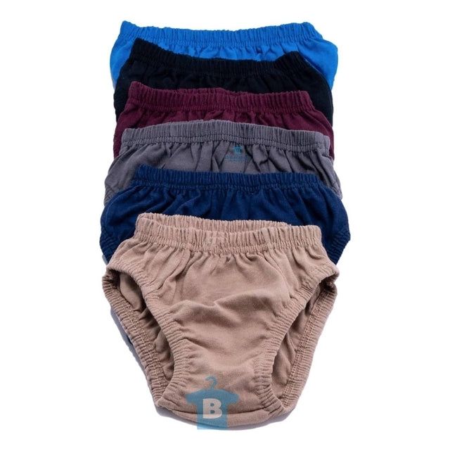 12 Piezas Bikini Calzón Niño Colores Slap