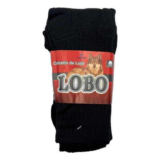 12 Pares Tin Largo 3/4 Economico ALG Calceta Paletón Lobo