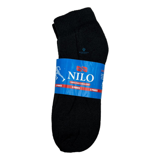12 Pares Tin Hombre Algodón Calceta Nilo