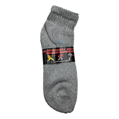 12 Pares Tin Hombre Algodón Calceta Supremo