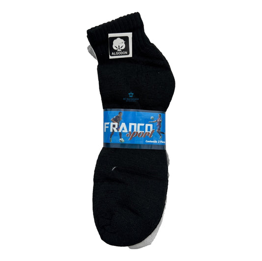 12 pares Tin Caballero Economico Algodón Franco