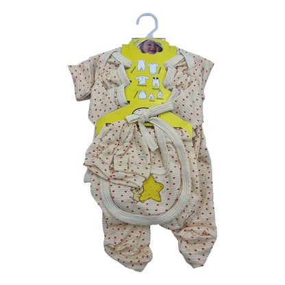 Set Bienvenida Bebe Recién Nacido (7 Piezas) Algodón Jaque