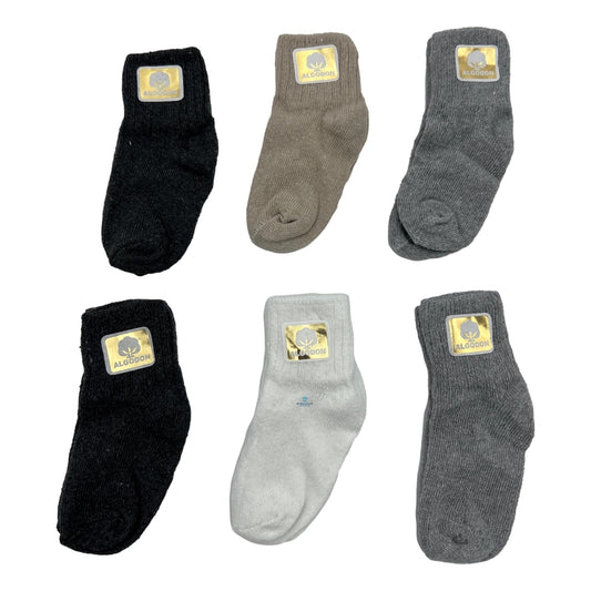 12 Pares Tines Calcetín Bebé Niño Marcel Económico
