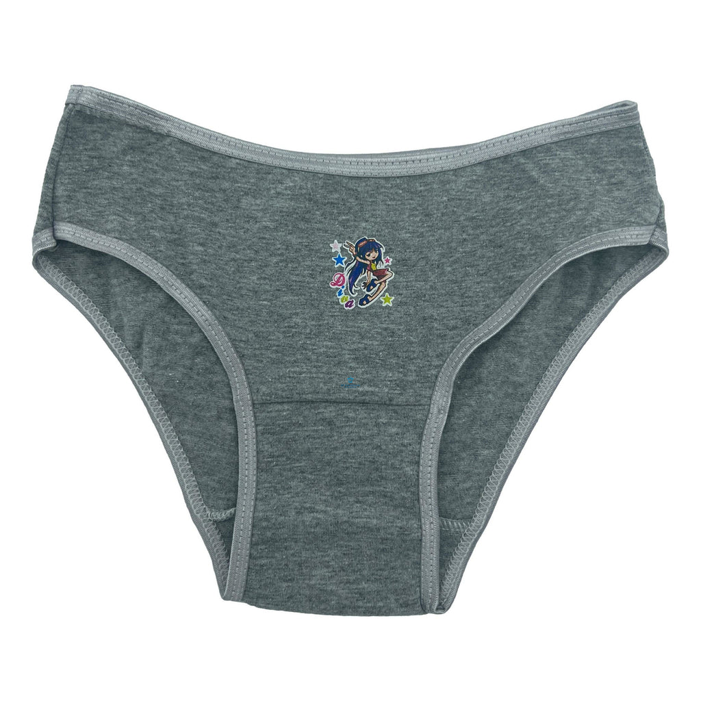 12 Piezas Pantaleta Calzones Bikini Niña Algodón Vaquero