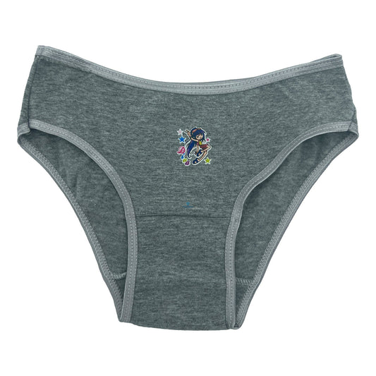 12 Piezas Pantaleta Calzones Bikini Niña Algodón Vaquero