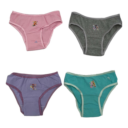 12 Piezas Pantaleta Calzones Bikini Niña Algodón Vaquero