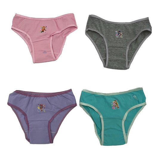 12 Piezas Pantaleta Calzones Bikini Niña Algodón Vaquero
