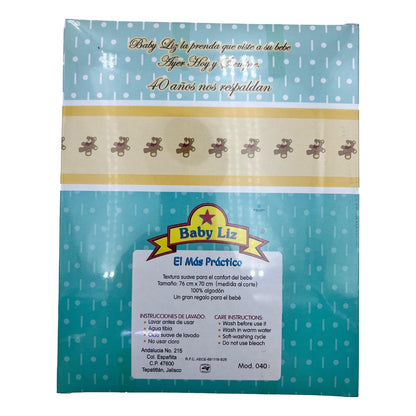 Paquete 4 Sabanas Para Bebe Recien Nacido 100% Algodón Liz
